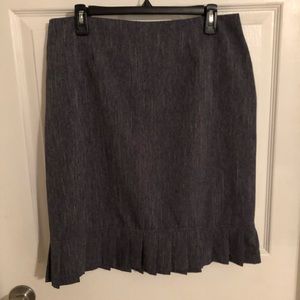 Blue Ruffled Skirt